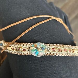 NWOT Cowboy/Cowgirl Hat Band With Faux Stone SKU 176